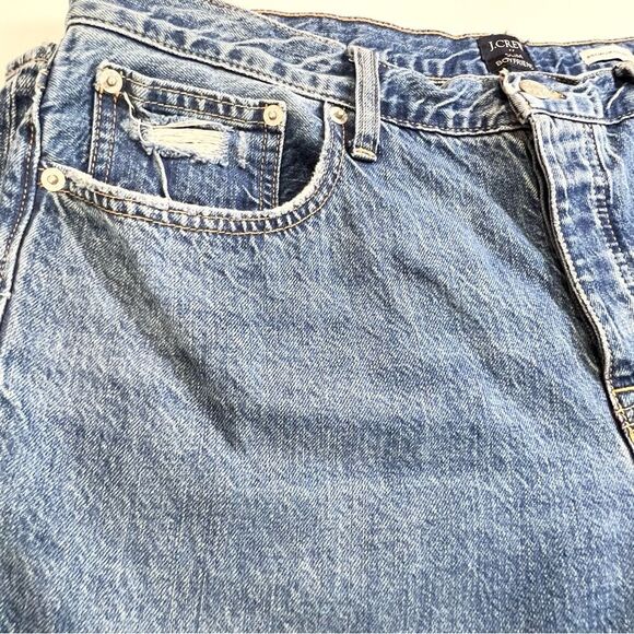 J. Crew Slim Boyfriend Premium Edition Lightly Distressed Button Fly 32 - Picture 9 of 15